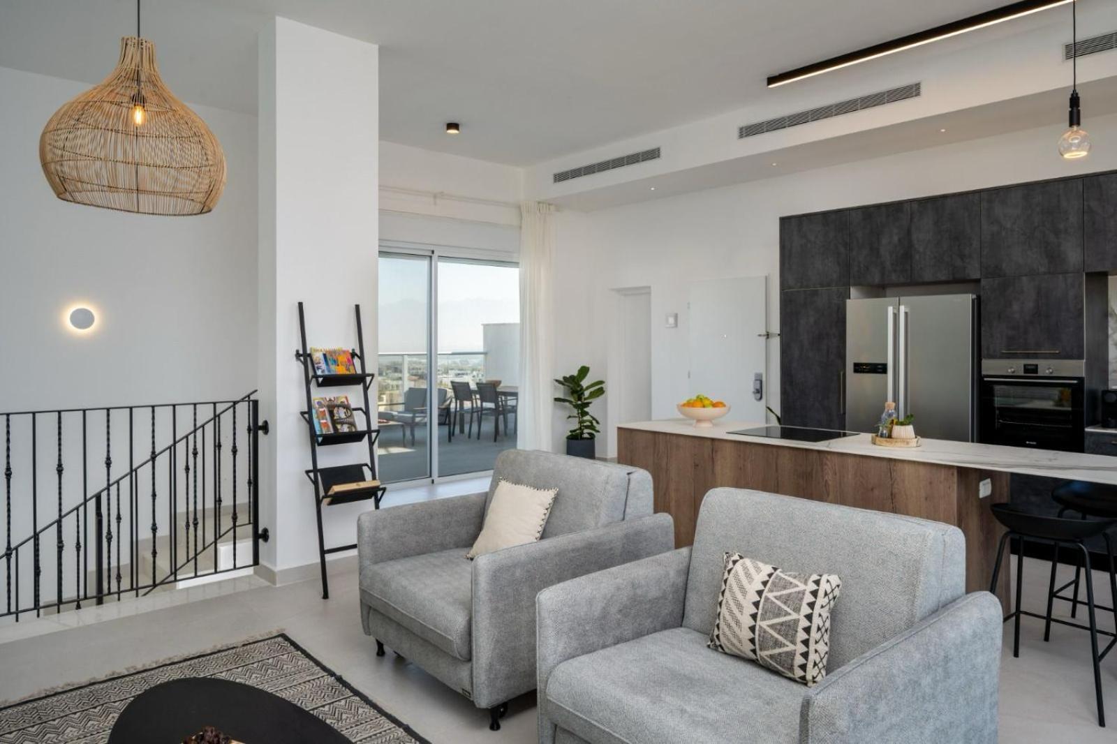 Mountain And Sea View - Penthouse With Private Pool Apartment Eilat Exterior foto