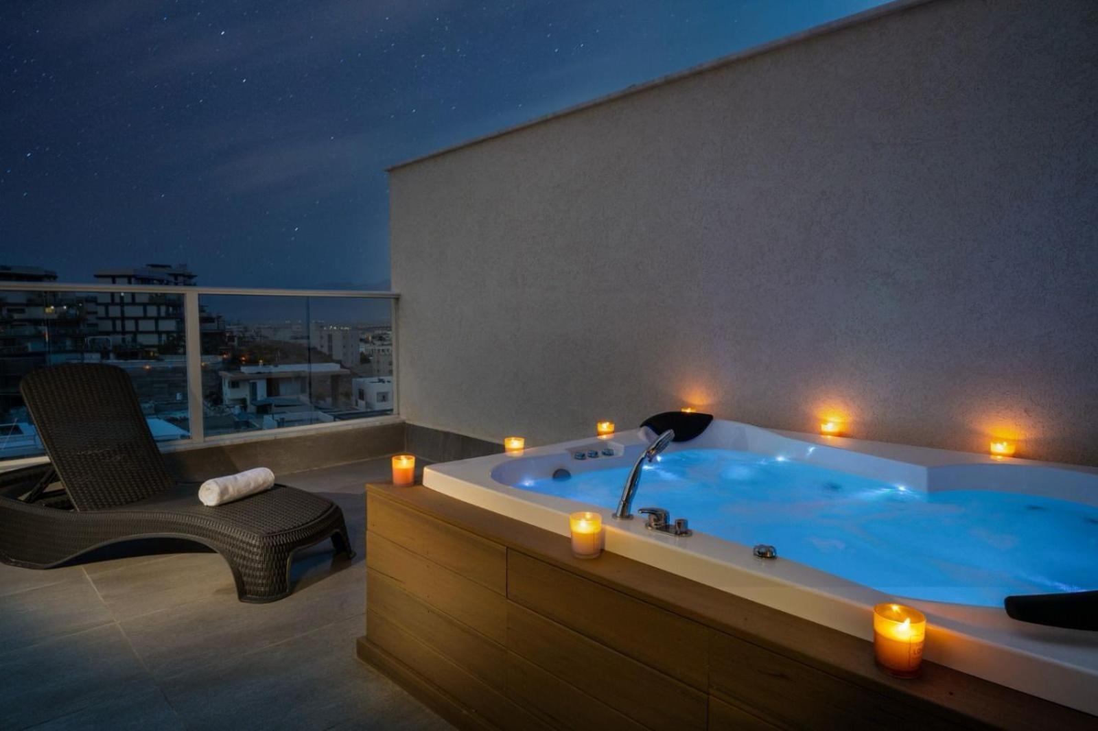 Mountain And Sea View - Penthouse With Private Pool Apartment Eilat Exterior foto